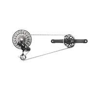 Gruppo ciclistico completo Sram XX PM T-type AXS Q194 CL55 Dub Wide 170 10/52 Noir