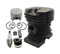 Gruppo Cilindro Kit Pistone Trimmer Parti Kit di ricostruzione per anelli di fermo, pistone e cilindro da 38 mm motosega per St&ih&l 018 MS180, sostituisce 1130 020 1208