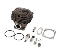 Gruppo cilindro per 026 MS260 w/Piston Pin Clip Guarnizione di scarico