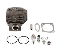 Gruppo cilindro per 026 MS260 w/Piston Pin Clip Guarnizione di scarico