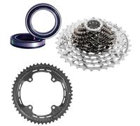 Gruppo completo Campagnolo Super Record Ultra Qck-Tech 52T 11-36T Argenté