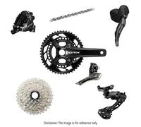 Gruppo completo Shimano GRX 820 12V 48x31T Noir