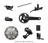 Gruppo completo Shimano XT Di2 M8220 12V 36T Noir