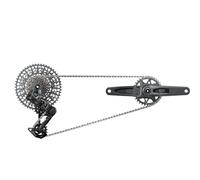 Sram Gx Axs Eagle Dub Wide Groupset Argento 170 mm 32t / 10-52t Grey