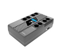 Gruppo Continuità UPS compatto da Tavolo 8 prese Token 800VA/480W con USB