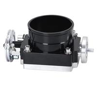 Gruppo Corpo Farfallato Accessori Per Auto Collettore Aspirazione Corpo Farfallato In Alluminio Billet Da 90 Mm 35 "LZ6990(Black)
