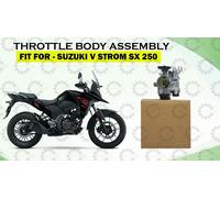 Gruppo corpo farfallato argento "adatto per Suzuki V-Strom SX 250"