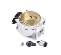 Gruppo Corpo Farfallato Auto Per Corvette Modifica Dell'automobile TT102152 Ad Alto Flusso 92 Millimetri/102 Millimetri In Alluminio Corpo Farfallato Con Sensore TPS(102mm Silver)