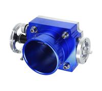 Gruppo corpo farfallato per auto blu tonalità argento da 80 mm/3,15".