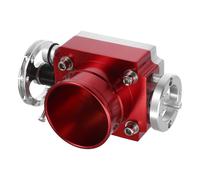 Gruppo corpo farfallato per auto universale tonalità rosso argento 70 mm/2,76".