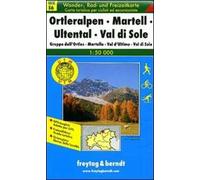 Gruppo dell'Ortles, Martello, Val d'Ultimo, Val di Sole 1:50.000. Carta turistica per ciclisti ed escursionisti. Ediz. italiana e tedesca
