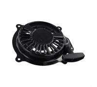 Gruppo di avviamento a strappo in plastica nera per generatori da 3500 Watt compatibile con i codici articolo 56720 63584 e 59137 include viti di montaggio per sostituzione diretta e azione di