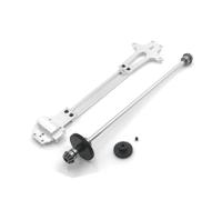 Gruppo di azionamento del secondo piano di aggiornamento in metallo per auto telecomandata 124016 124017 124018 124019 compatibile con(Silver)