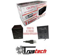 GRUPPO DI CONTINUITA' UPS 1200VA PER PC MONITOR 3 PRESE STABILIZZATORE TENSIONE