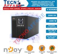 Gruppo Di Continuità UPS Online Onda Sinusoidale Pura 2000VA 1600W Echo Pro Njoy