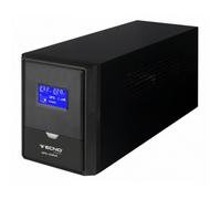 Tecno UPS 1200Va 500W 3 Uscite Bivalenti Funzione Ac Restart Dispaly Lcd - 39.35