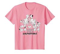 Gruppo di cuccioli Disney 101 Dalmatians Happy Family Maglietta, Bambini, Rosa, 10 anni
