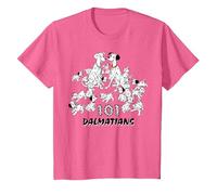 Gruppo di cuccioli Disney 101 Dalmatians Happy Family Maglietta, Bambini, Rosa Mélange, 6 anni