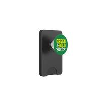 Gruppo di football delle scuole superiori Green & Gold Vibes Only Game Day PopSockets PopWallet per MagSafe