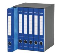 Gruppo di raccoglitori a 2 anelli Esselte S65 ESSENTIALS E6 blu dorso 4cm 6 cart
