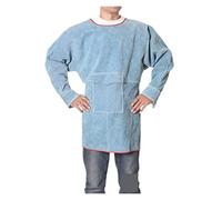 Gruppo di saldatura in pelle, vestito in, isolamento calore del mantello resistente alla fiamma antocalda e tuta protettiva for il saldatore(Blauw,XX-Large)