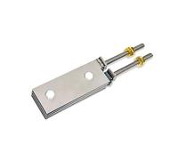 Gruppo elettrodi in titanio iridio tantalio - Substrato rivestito in titanio for sistemi con acido solforico - 250 mm x 140 mm x 50 mm