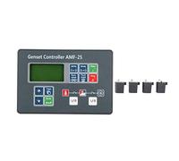 Gruppo elettrogeno DC 8-35V AMF-25, Regolatore automatico generatore, Avvio/arresto automatico o manuale, Misura gruppo elettrogeno U1-U3, I1-I3, Hz, kVA, kW, kVAr, kWh
