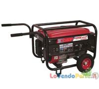 GRUPPO ELETTROGENO GENERATORE CORRENTE CON RUOTE BRIXO POWERPROFI 2800W 196CC 4T