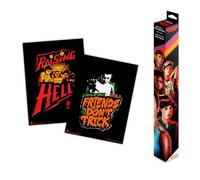 Grupo Erik: Set di 2 Mini Poster Stranger Things | Pack di 2 Poster da parete di Stranger Things, 38 x 52 cm, Poster da muro con carta lucida + Adesivo incluso, Stranger Things Gadget