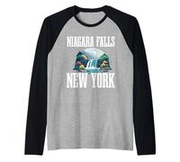 Gruppo familiare di viaggio alla cascata di New York alle cascate del Niagara Falls Maglia con Maniche Raglan