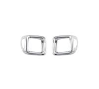 Gruppo Fanale Posteriore Copertura Luce Coda Dell'automobile Trim Per Jeep Per Renegade 2016-2019 2020 2021 2022 Lampada Cofano Fanale Posteriore Guardia Accessori Decorativi Luce Posteriore(Cromo)