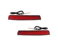 Gruppo fanale posteriore Per Chevy Equino Avvertimento Freni Indicatori di Direzione Dinamici Accessori Auto 12V 2pcs LED Paraurti Posteriore Riflettore Luci 2010-2017 Fanali posteriori(Red Lens)