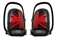 Gruppo Fanali Posteriori Auto Per Mini Per Cooper R56 R55 Per Clubman R57 R58 R59 F55 F56 F57 R60 F60 Per Countryman Lampada Di Segnalazione Svolta 1pair Luci Lampada Freno(F60 Red Black,2014-2015)