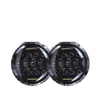 Gruppo Fari Anteriori 1 Pz Per Suzuki Per Samurai SJ410 Per Fuoristrada 4x4 Auto Fari Rotondi A LED Da 7 Pollici DRL Fari Abbaglianti Accessori Luci Anteriori