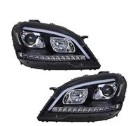 Gruppo Fari Anteriori Auto Per Benz W164 2009-2012 Stile LED Lampade Per Auto Luci Di Marcia Diurna ML Modifica GLE Accessori Per Fari 2 PCS Fari Passeggero Gruppo Faro Anteriore