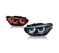 Gruppo Fari Anteriori Auto Per BMW Per Serie 1 Per F20 2015-2018 Fari Per Auto Lampade Per Auto A LED Luci Di Marcia Diurna Indicatori Di Direzione Dinamici Gruppo Fari(For Original Xenon)