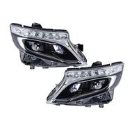 Gruppo fari anteriori E32 Car Styling compatibili con Mercedes Benz Vito 2016-2023, fari a LED, parti di illuminazione di messa a punto, Plug And Play(LED_LEFT HAND DRIVE)