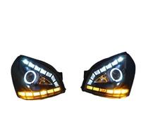Gruppo Fari Fari Anteriori Per Auto Per Hyundai Per Tucson 2005-2009 Fanali Posteriori DRL Fari Allo Xeno HI-LO Accessori Auto Fari Anteriori Assy