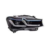 Gruppo Faro Anteriore 2 Pezzi Per X3 F25 Per X4 F26 2011-2018 Faro Anteriore LED Proiettore Lente DRL Indicatore Direzione(Xenon 2013-2018)