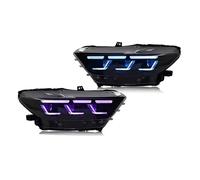 Gruppo Faro Anteriore Auto Compatibile Con Ford Per Mustang 2015 2016 2017 Gruppo Ottico Anteriore RGB Proiettore Faro Luce Di Marcia Diurna Luce Di Direzione