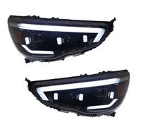 Gruppo Faro Anteriore Auto Compatibile Con Mitsubishi Per ASX 2013 2014 2015 2016 2017 2018 2019 2020 Fari DRL Con Doppio Proiettore Luce Di Guida Faro Anteriore