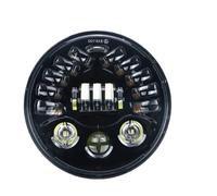 Gruppo Faro Anteriore Motocicletta Per BMW R9T R Per NINE TR 9T 2014-2022 Faro Anteriore A LED Adattivo Abbagliante Anabbagliante Lampada Proiettore 7 Pollici Moto Faro(Turn Signal Black)