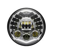 Gruppo Faro Anteriore Motocicletta Per BMW R9T R Per NINE TR 9T 2014-2022 Faro Anteriore A LED Adattivo Abbagliante Anabbagliante Lampada Proiettore 7 Pollici Moto Faro(Adaptive Chrome)