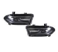 Gruppo Faro Anteriore Per Dodge Per Charger 2015-2019 DRL Indicatori Di Direzione Lampeggianti Accessori Per Auto Fari A LED