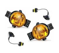 Gruppo Faro Anteriore Per Dodge Ram 1500 2500 3500 2002-2008 Per Durango 2004-2006 Paraurti Anteriore Lampada Fendinebbia Gruppo Ottico Lente Trasparente Accessori 2 Pezzi LED Fari Anteriori(Yellow Le