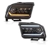 Gruppo Faro Anteriore Per Ford Per Mustang 2005 2006 2007 2008 2009 Rimontare Il Faro Anteriore A LED DRL Indicatori Di Direzione Gruppo Fari Anteriori Assy