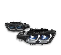 Gruppo Faro Anteriore Per La Serie 3 2015-2018 Per F30 2 Pezzi Faro LED Lampada Frontale Luce Di Marcia Diurna Luci Per Auto Accessori Gruppo Fari Anteriori Assy(Halogen)