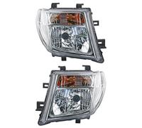 Gruppo Faro Anteriore Per Nissan Per Navarra 2004 2005 2006 2007 2008 2009 Faro Di Cristallo Ambra Alogena Lampada Frontale Alogena Gruppo Fari Anteriori Assy