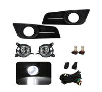 Gruppo Faro Anteriore Per Toyota Per Corolla 2004 2005 2006 Per La Versione Europea Fendinebbia DRL Luci Di Marcia Diurna Copertura Griglia Cornice Faro Ricambi Auto 12V LED Fari Anteriori(White LED)