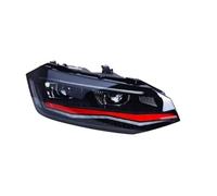 Gruppo Faro Anteriore Per VW Per Polo 2019-2022 LED Gruppo Faro Per Auto Aggiornamento Doppia Lente Diagonale Luce Di Segnale Dinamica LHD RHD Gruppo Fari Anteriori Assy(Silver Wire)